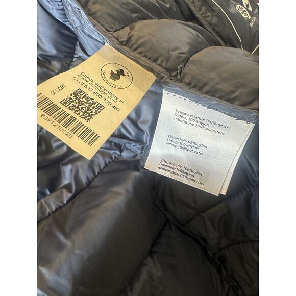 Save The Duck Iris Faux Fur Collar Puffer Coat Quilted Ultra Light Jacket Small - Picture 10 of 16